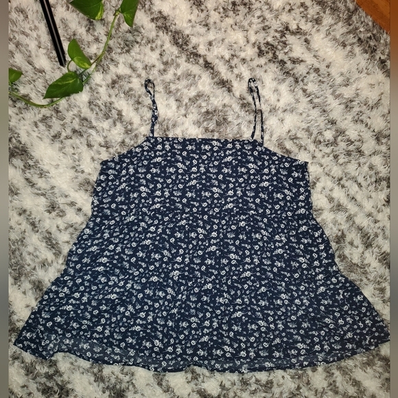 Paper Crane Navy Blue Tank Top 💙 - Picture 5 of 10